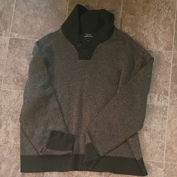 Chaps Men's Turtleneck Sweater - Brown - Picture 1 of 5
